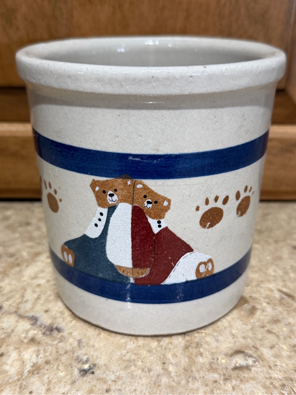 Vintage Robinson Ransbottom Stoneware Crock Made in USA
